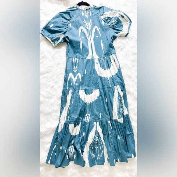 Sheridan French Dress size XS maxi blue white - Picture 5 of 5